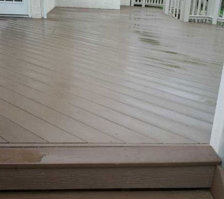 After Power Washing a Deck in Downingtown PA